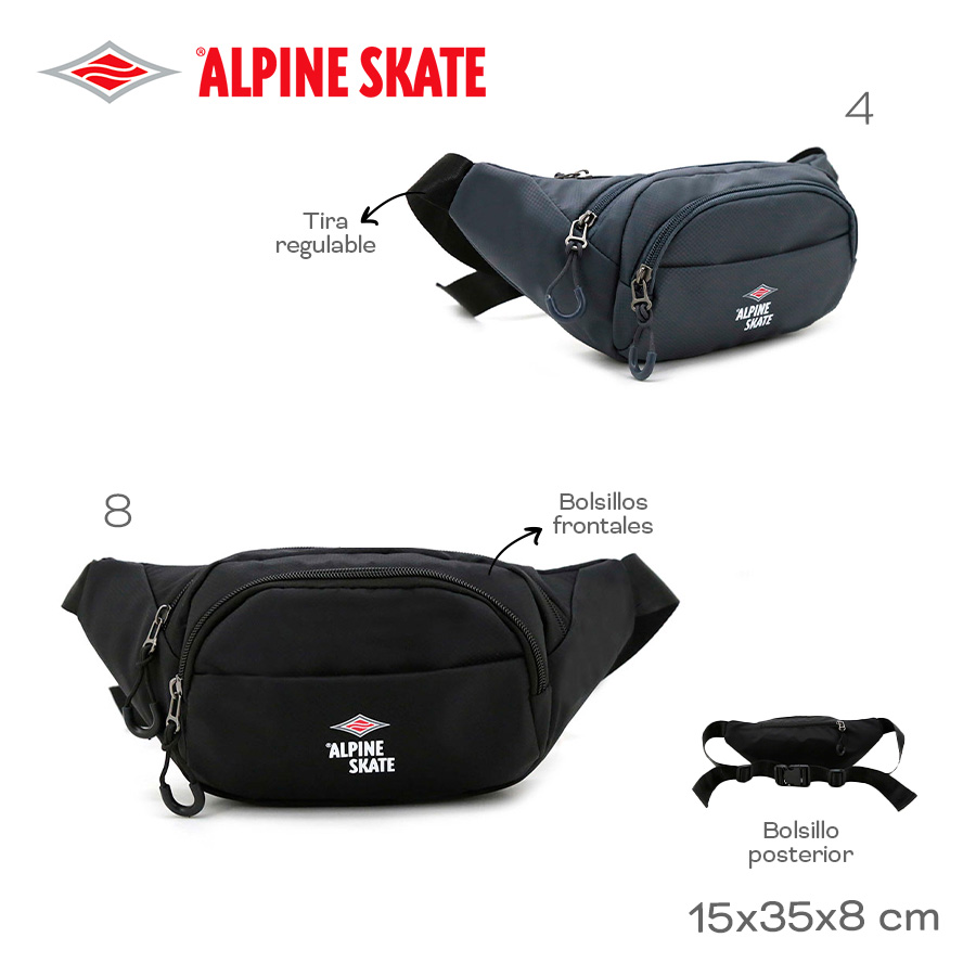 [815680-NEG] RIÑONERA ALPINE SKATE (Negro)