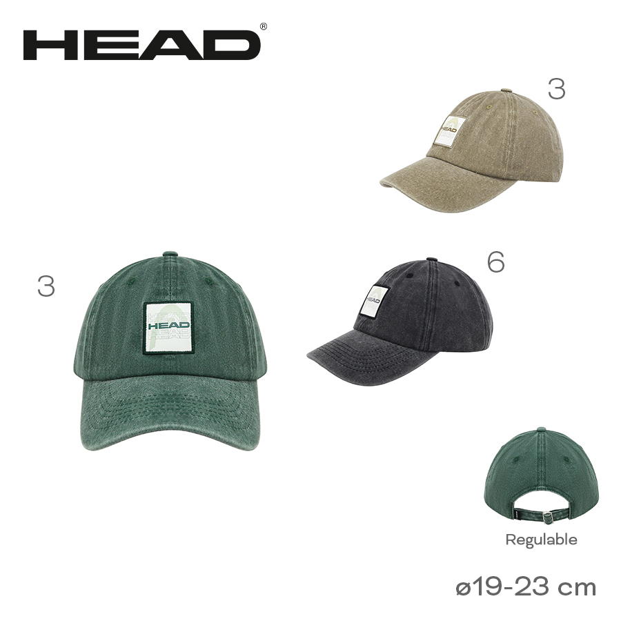 [832136-NEG] GORRA CAP HEAD (Negro)