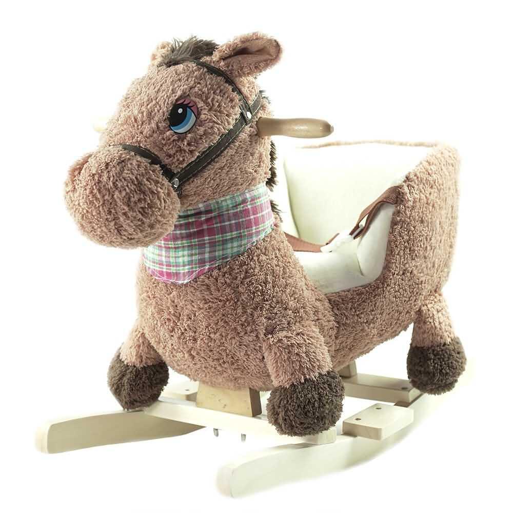 [81WO446C] SILLA MECEDORA CABALLO CON SONIDO