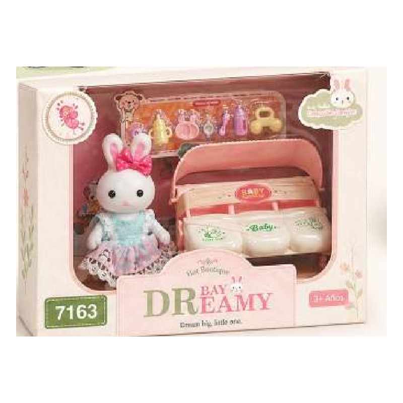 [817163] SET 1 CONEJITO CON ACCESORIOS (6703-1)