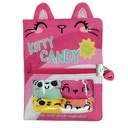 DIARIO PLUSH A5 RAYADO CON MINI PELUCHE CRESKO