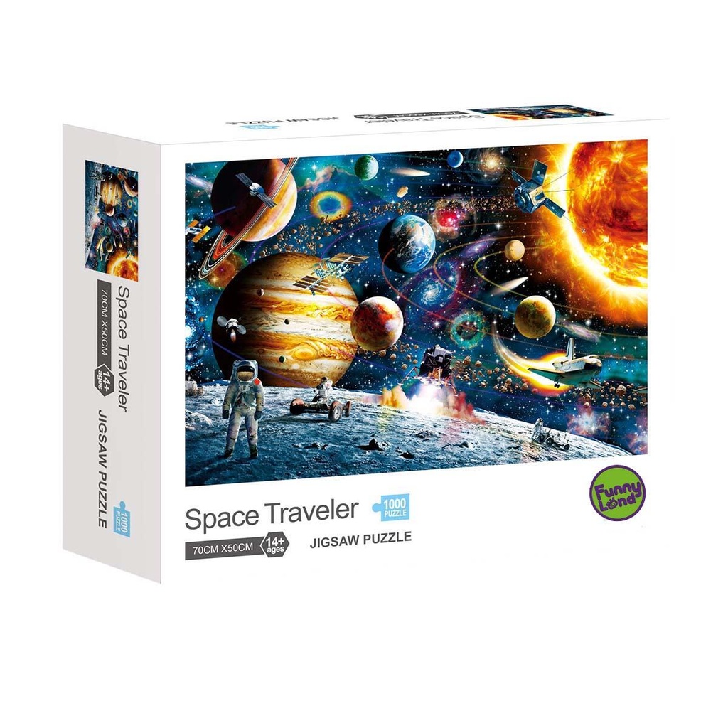 ROMPECABEZAS 1000 PIEZAS 50x70 CM SPACE TRAVELER CRESKO