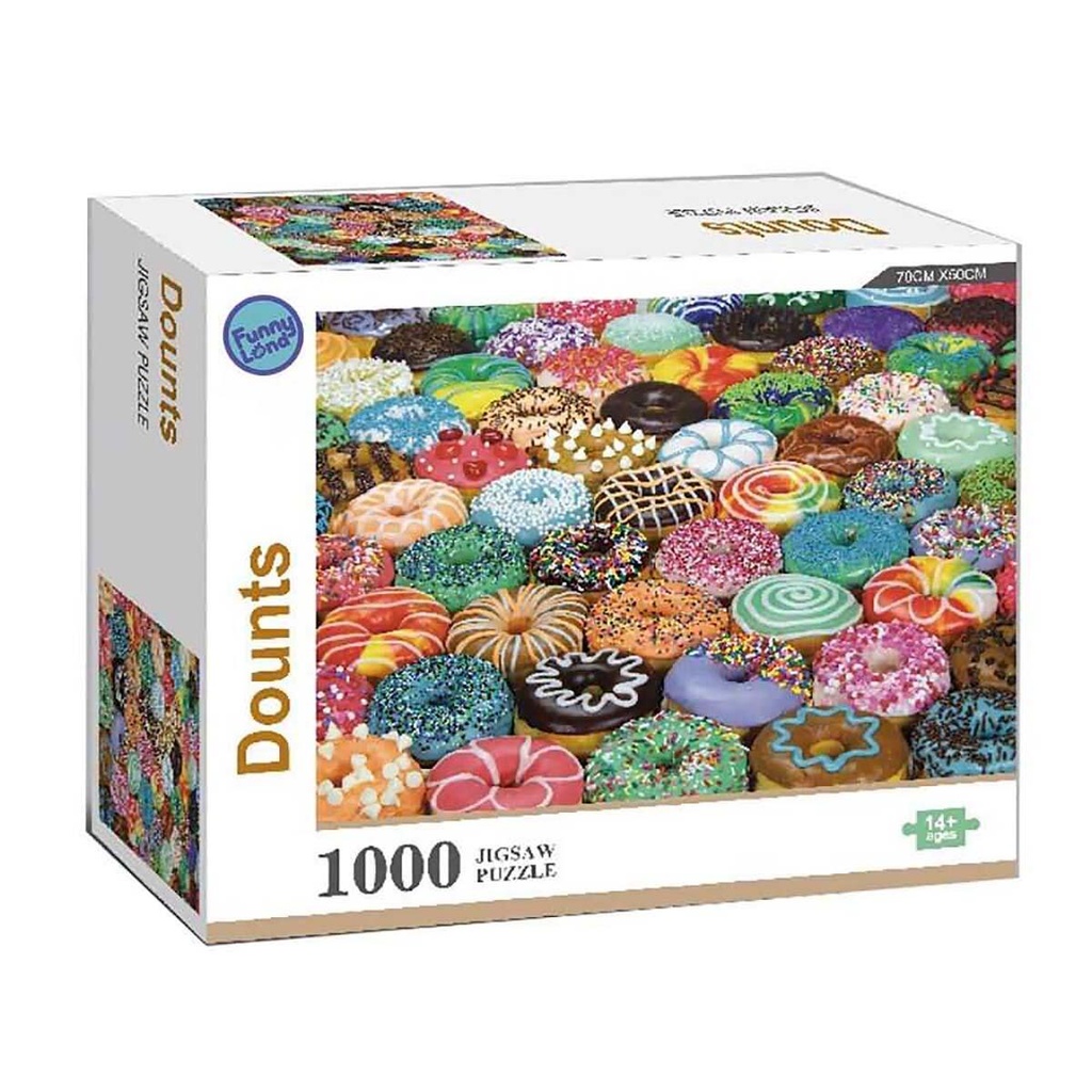 [81FT833] ROMPECABEZAS 1000 PIEZAS 70x50CM DONAS CRESKO