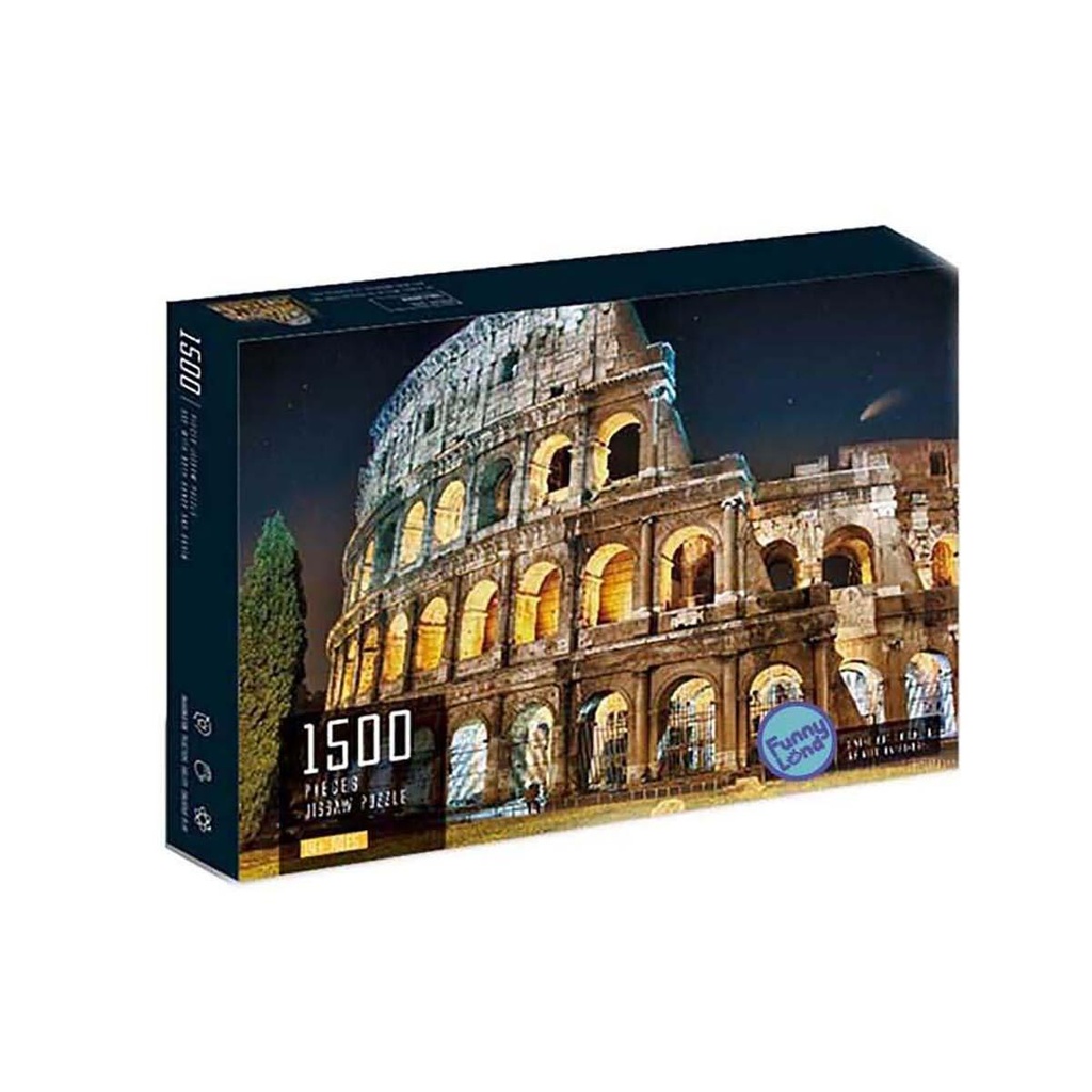[81FT838] ROMPECABEZAS 1500 PIEZAS 80x60CM COLISEO ROMANO CRESKO