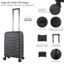 VALIJA 20" WANDERLUST PP NEGRO