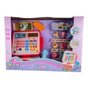 SET CAJA REGISTRADORA TINY CON CALCULADORA Y ACCESORIOS