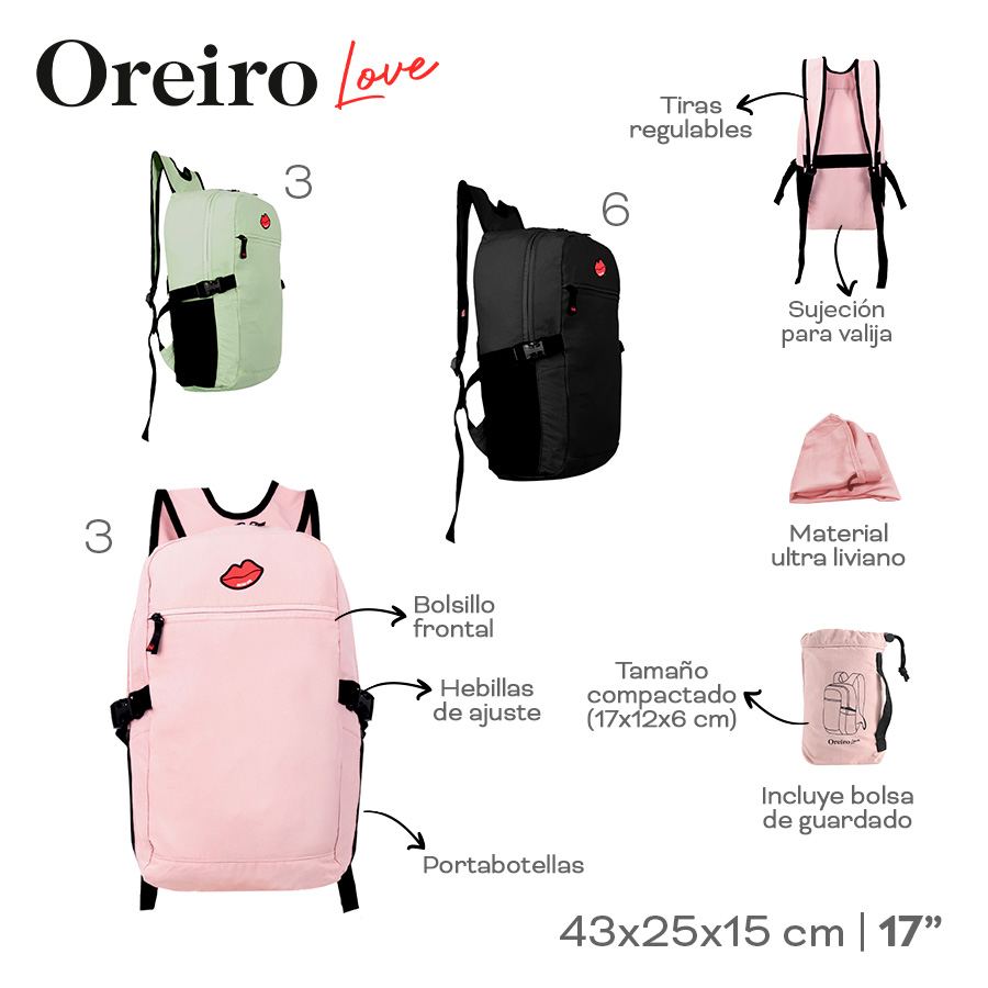 MOCHILA DE VIAJE OREIRO