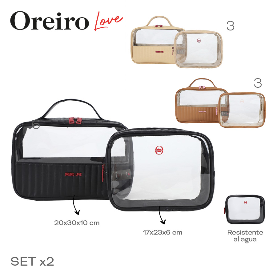 PORTACOSMETICOS OREIRO LOVE