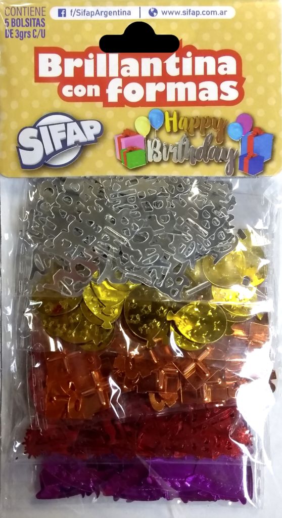 [6HAPPY] Brillantina Happy x5
