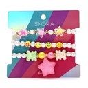 SET DE PULSERAS INFANTILES ELASTICAS SKORA