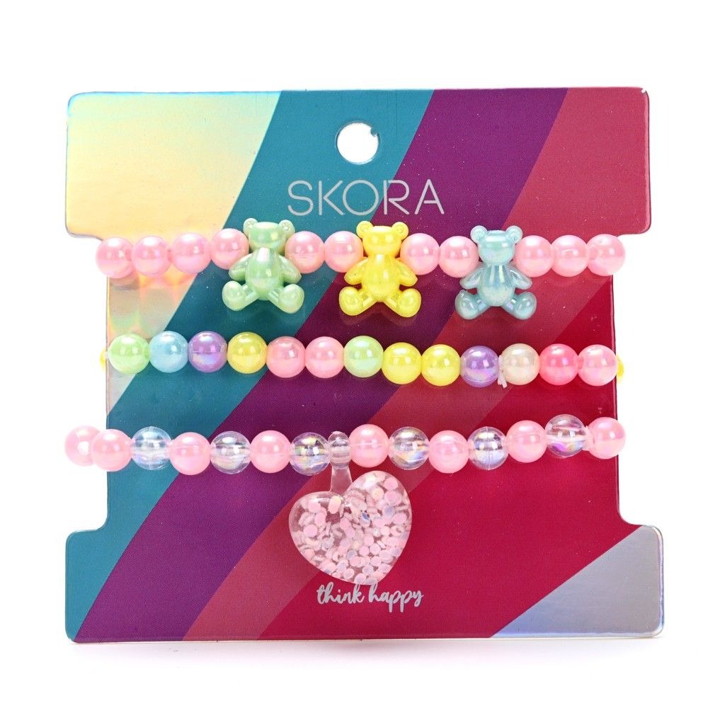 SET DE PULSERAS INFANTILES ELASTICAS SKORA