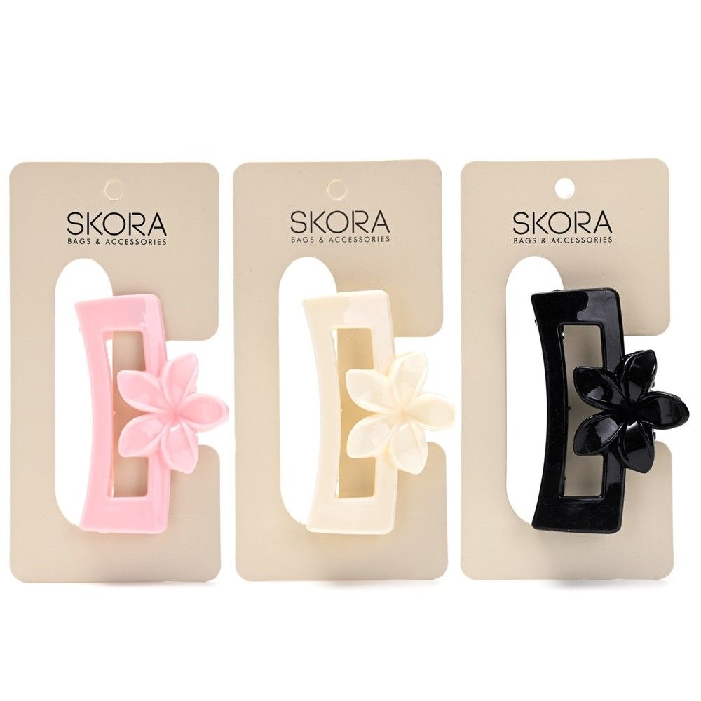 BROCHE DE PELO FLOR MEDIANO SKORA