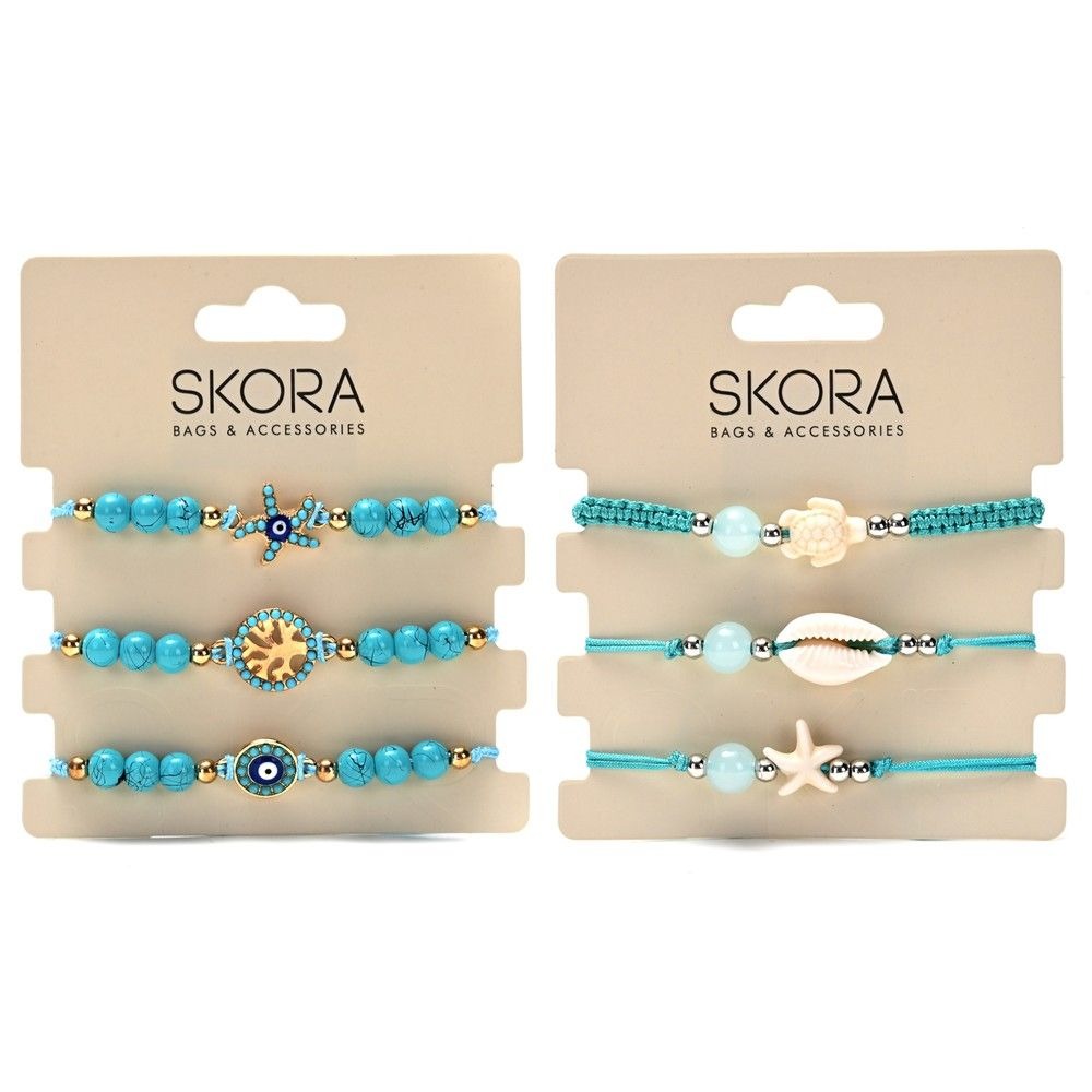 PULSERA CON CARACOLA DE CORDON SKORA
