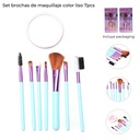 SET BROCHAS DE MAQUILLAJE Y ESPEJO X8 SKORA