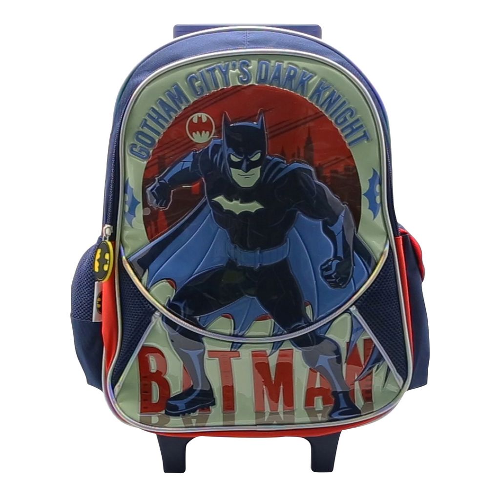 Mochila Batman 16" c/carro
