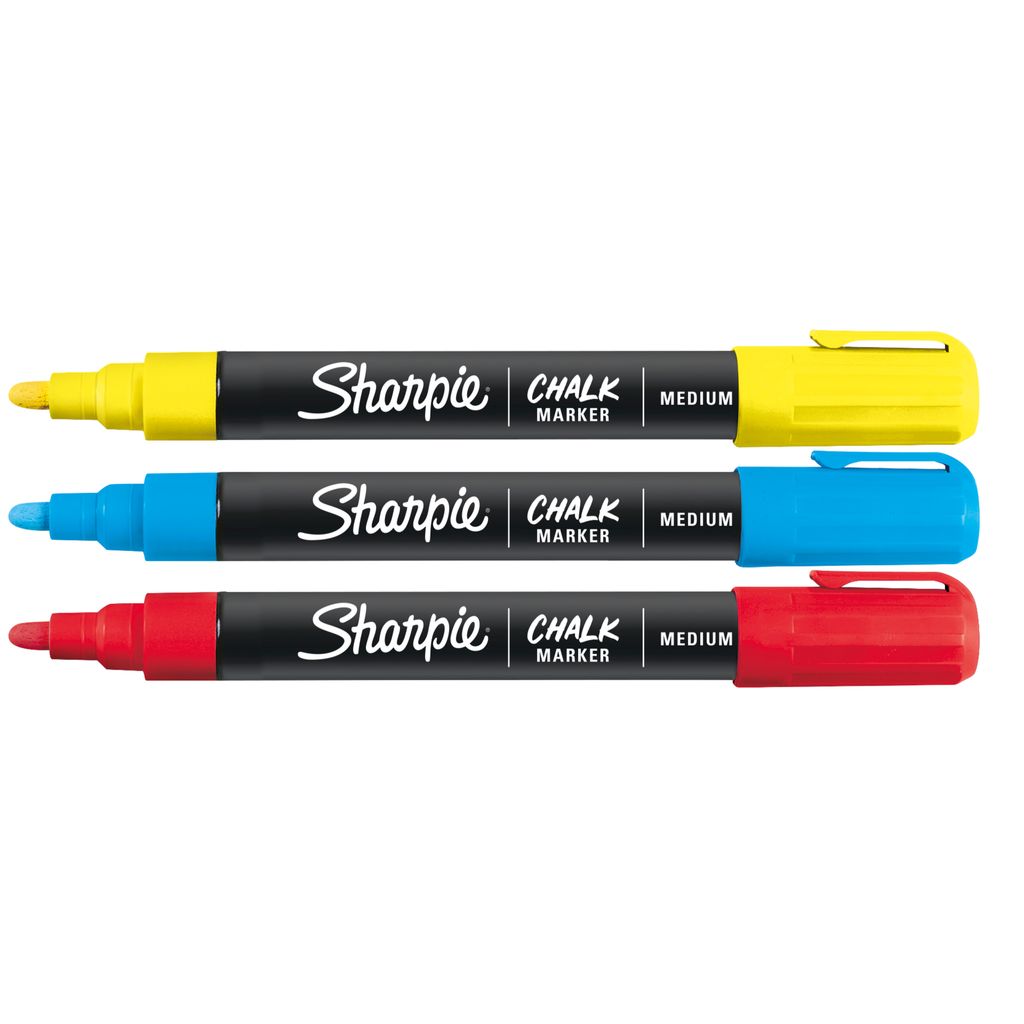 [62175440] Sharpie Chalk Primary x3