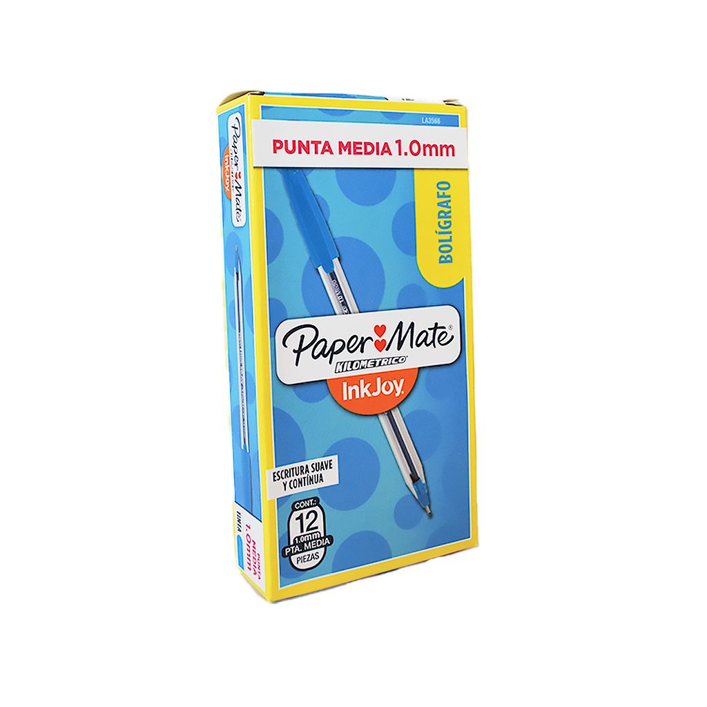 [6LA3566] Boligrafo PM Inkjoy Turquesa c/u caja x12