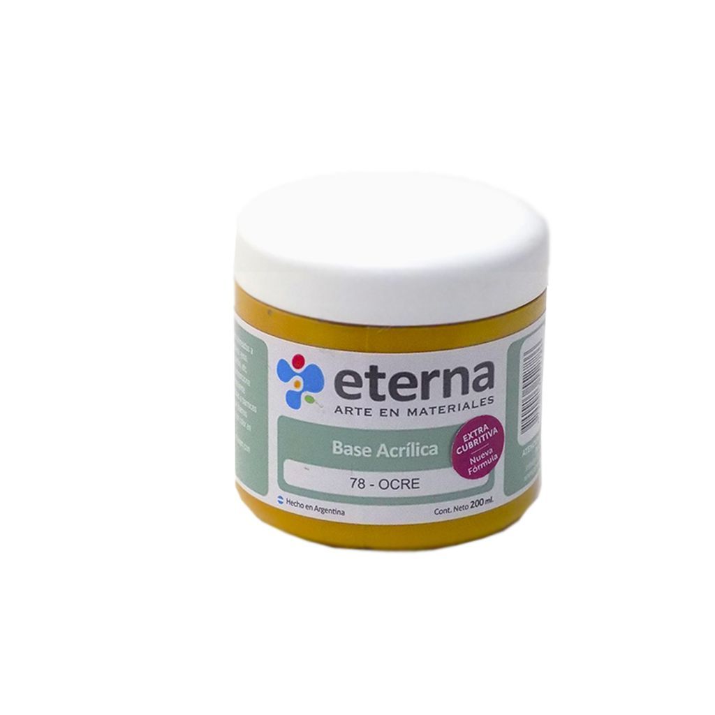 [6055278] Base acrilica Ocre 200ml Eterna