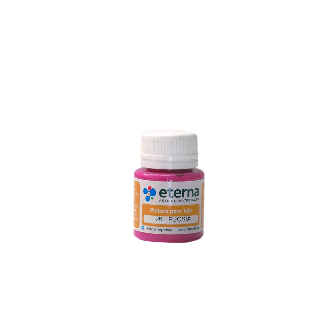 [6400026] Pintura tela fucsia 37 ml Eterna