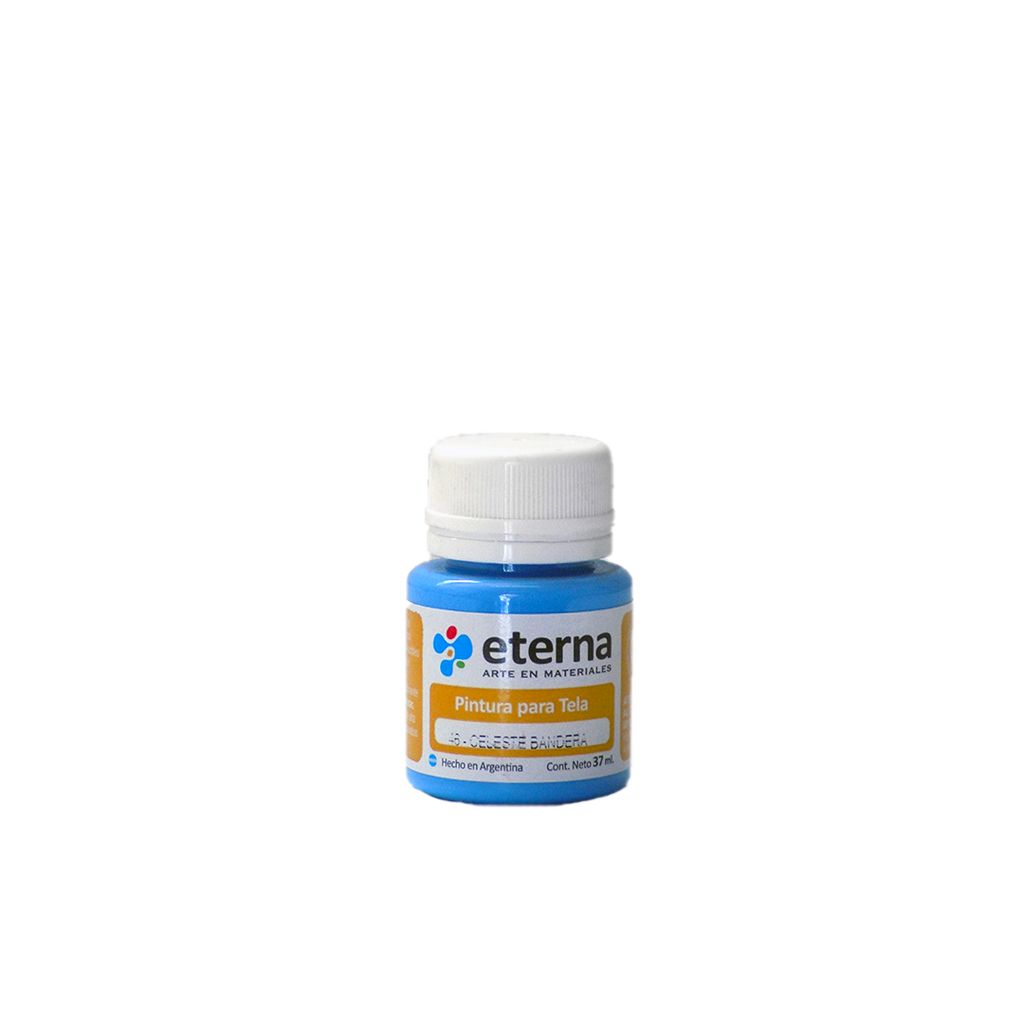 [6400046] Pintura tela celeste bandera 37 ml Eterna