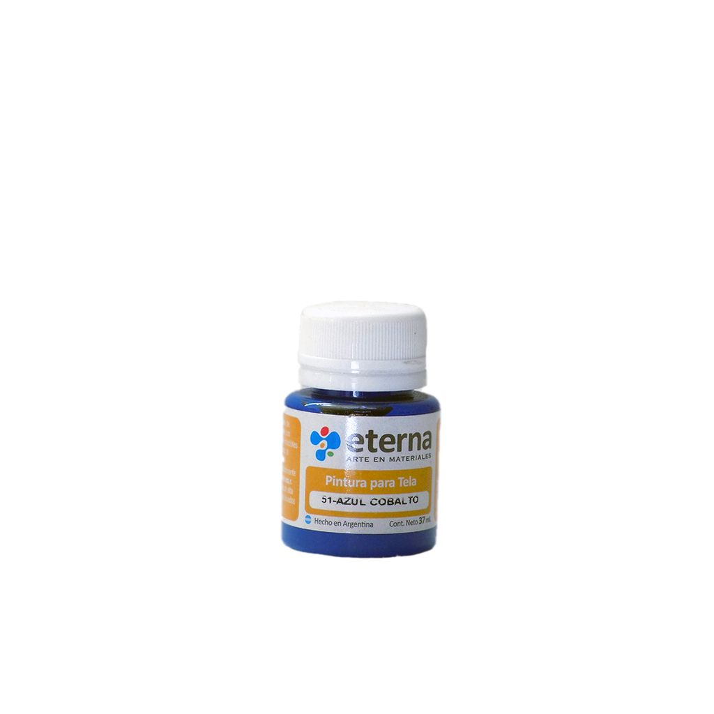 [6400051] Pintura tela azul cobalto 37 ml Eterna