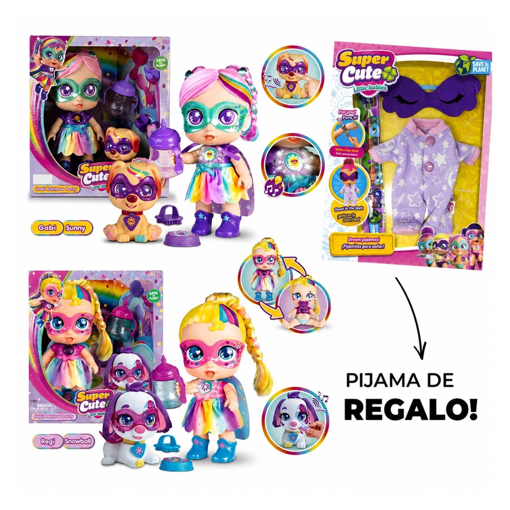 [811865NEX] Supercute Rainbow - Va con 1 SUPERCUTE PIJAMA de REGALO (811824)