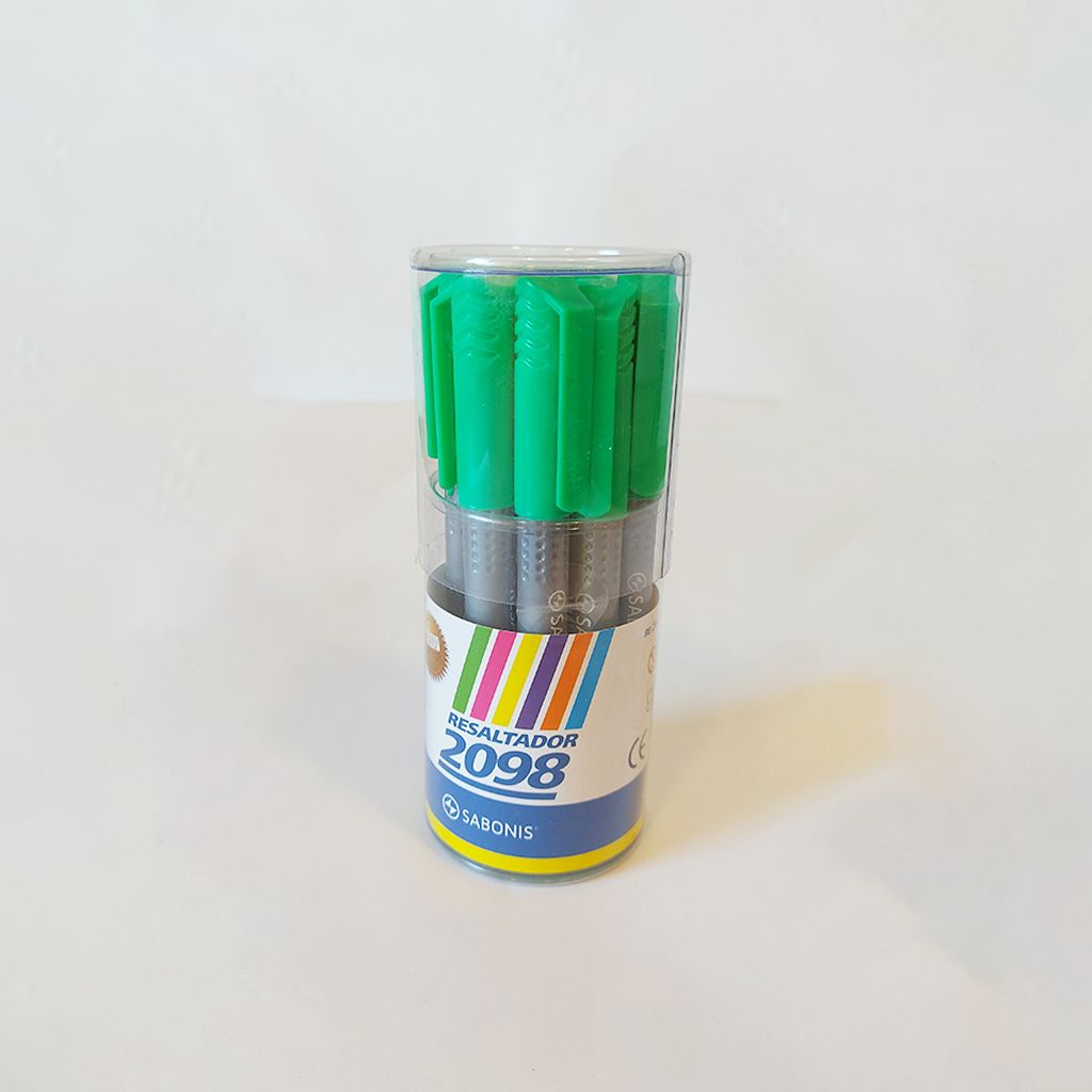 [6RE2098VER] Resaltador Verde Sabonis