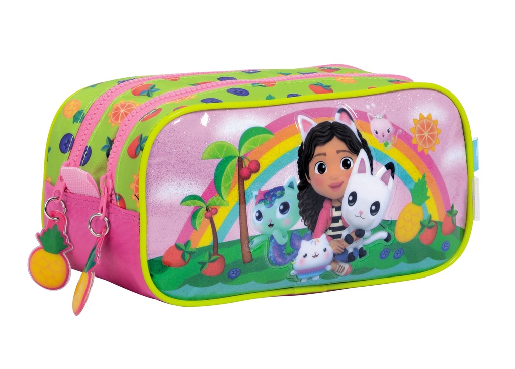 CARTUCHERA GABBY DOLLHOUSE DOBLE