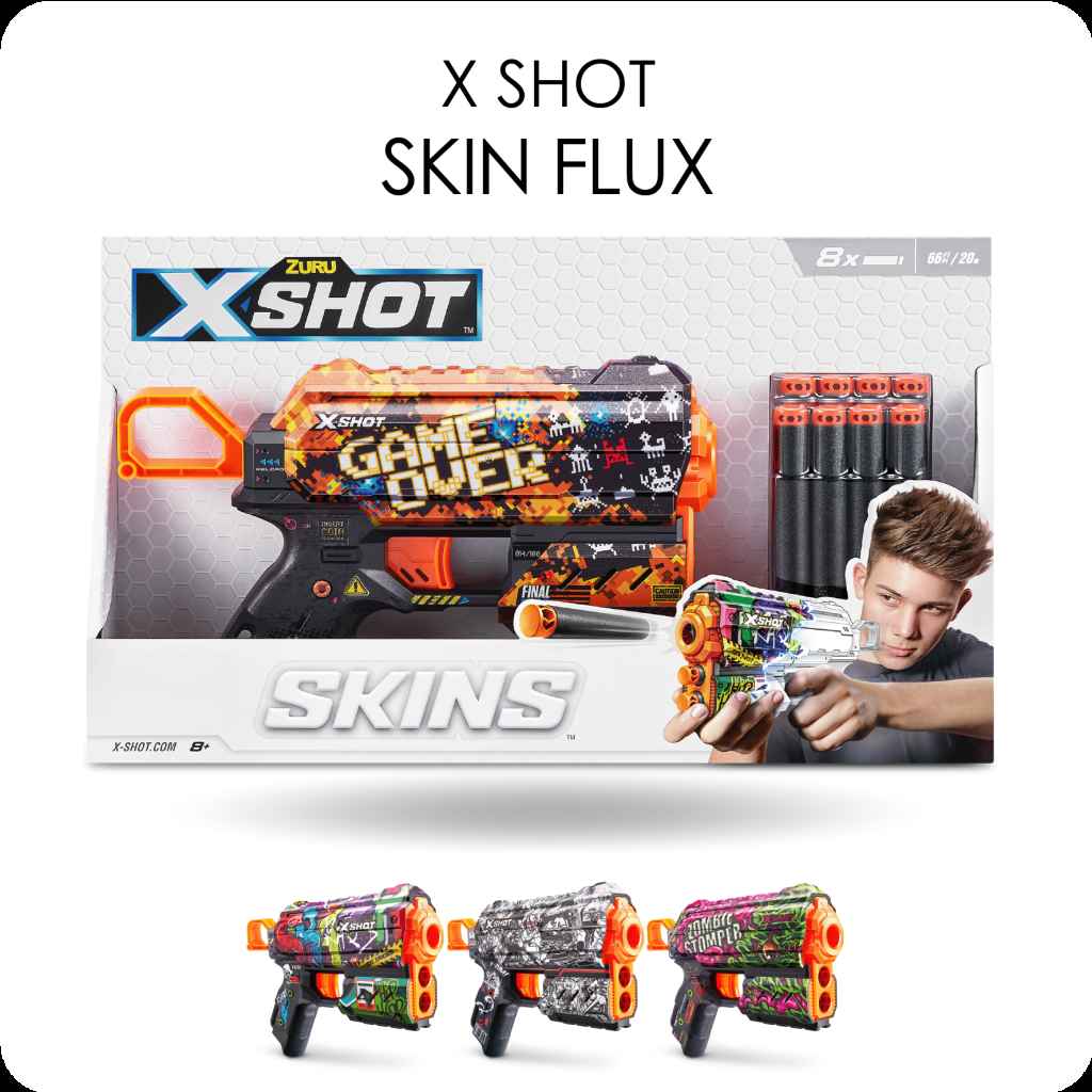 [817298] X-SHOT SKINS FLUX (8 DARTS)
