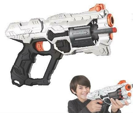 [81TS005] REVOLVER LANZA DARDOS X10