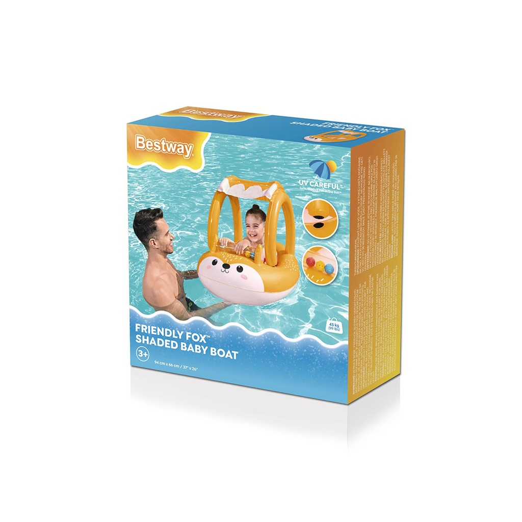 [8134168] INFLABLE ASIENTO ZORRO 94x66 CM (B/8) BESTWAY (7515)
