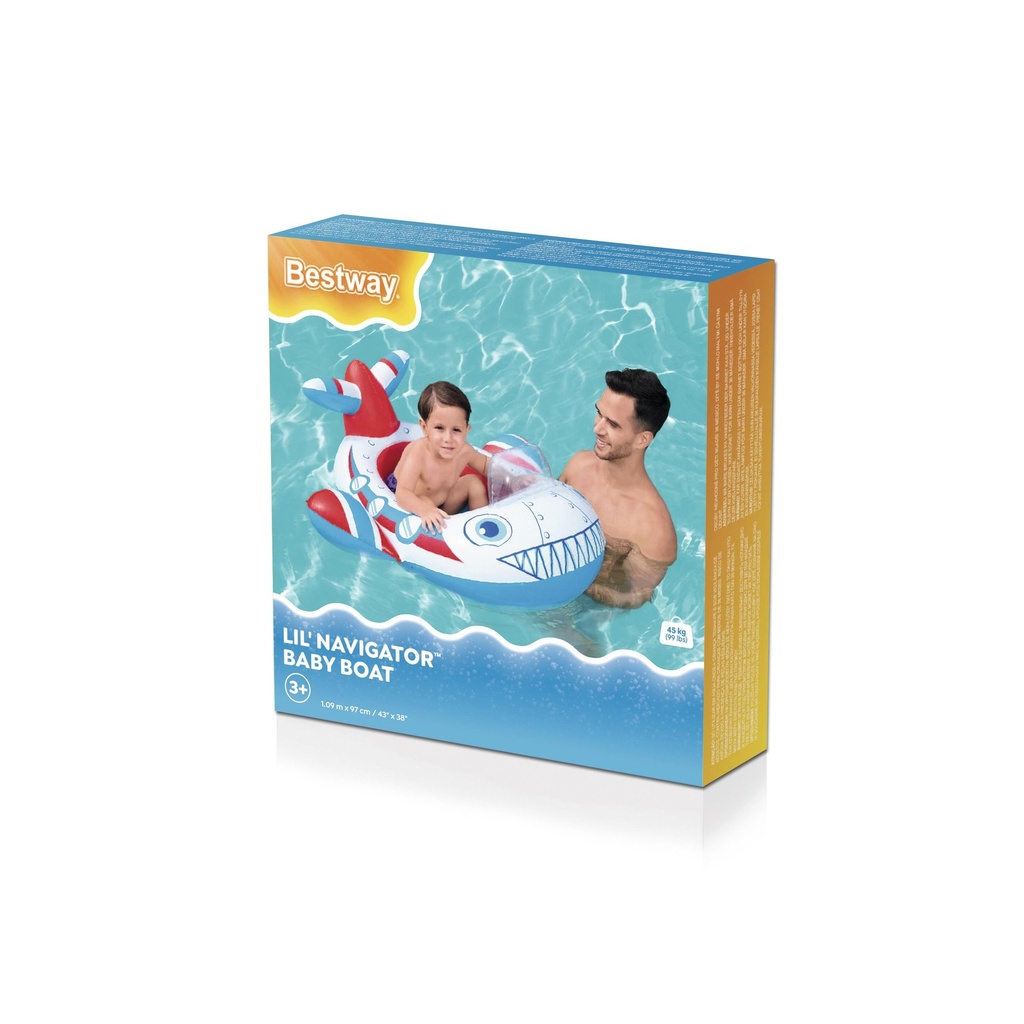 INFLABLE BOTE PARA BEBE PEQUEÑO NAVEGANTE (B/12) BESTWAY (7778)