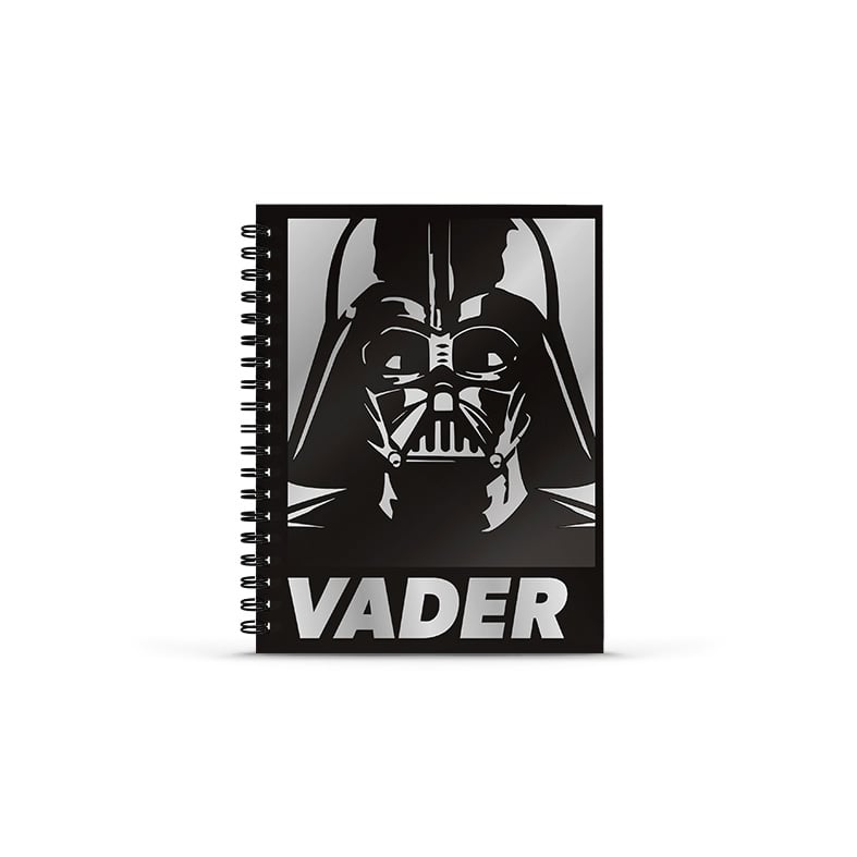 [61205245] Cuaderno 16x21 espiral Tapa Dura 80 hjs. Star Wars Mooving