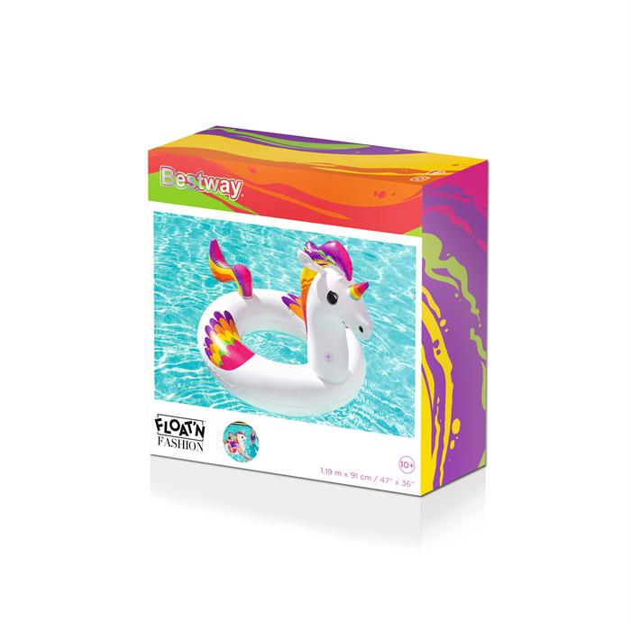 [8136159] INFLABLE SALVAVIDAS UNICORNIO 119 X 91 CM (B/12) BESTWAY (6777)