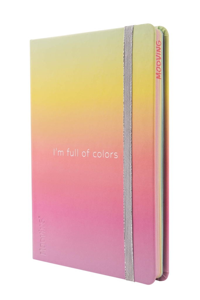 Mooving Notes A5 Tapa Dura Rainbow
