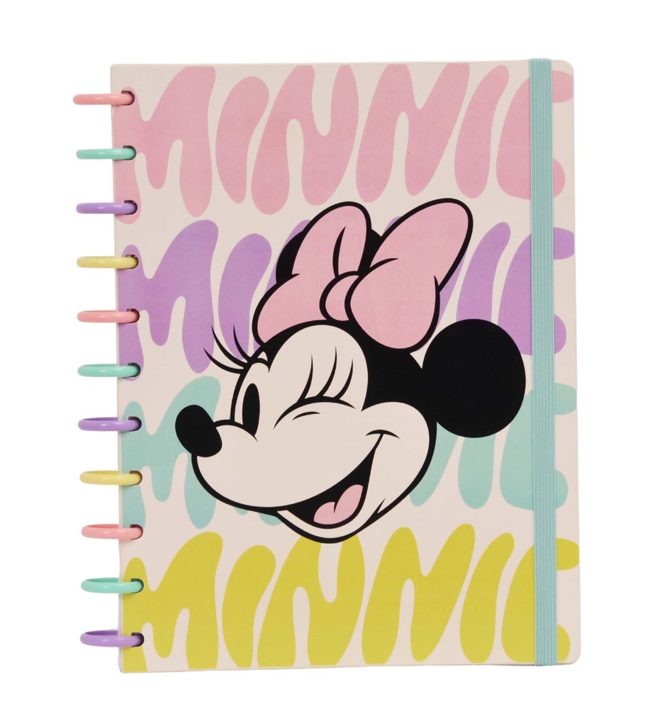 [61711131] Mooving Loop - Cuaderno a Discos Carta Minnie Mouse