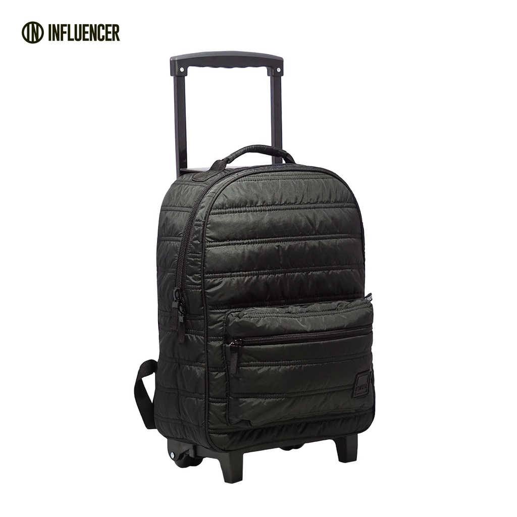 MOCHILA C/CARRO INFLUENCER NEGRA