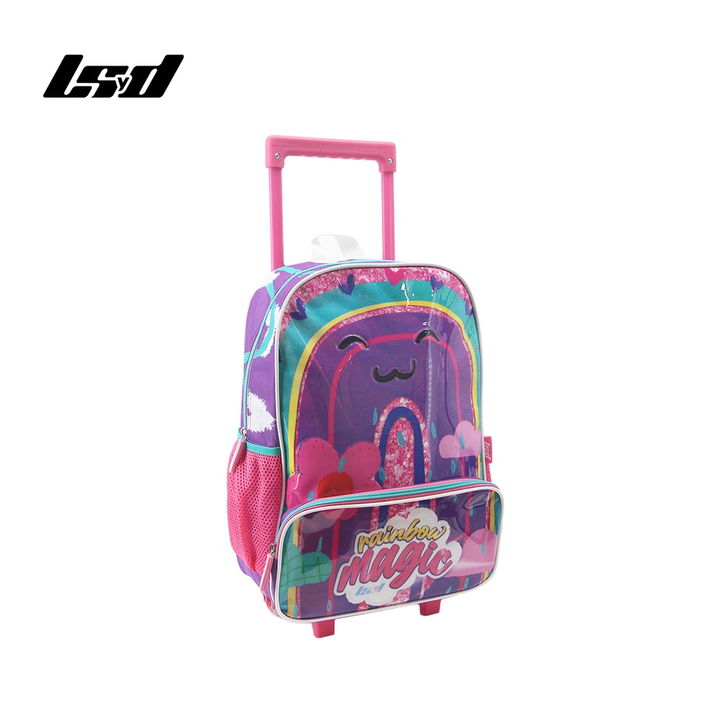 MOCHILA C/ CARRO ARCOIRIS 16"