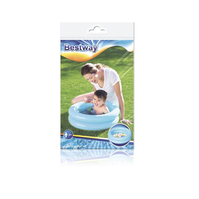 PILETA 2 AROS TRANSLUCIDA SURTIDO 61 X 51 CM (B/12) BESTWAY (5947)