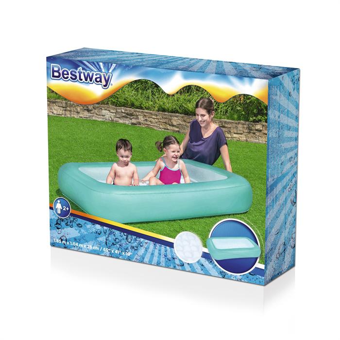 [8151115] PILETA RECTANGULAR BEBES SURTIDO 165 X 104 X 25 CM (B/8) BESTWAY (2129)