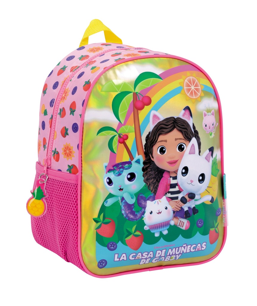 MOCHILA GABBY DOLLHOUSE 12" ESPALDA RAIMBOW
