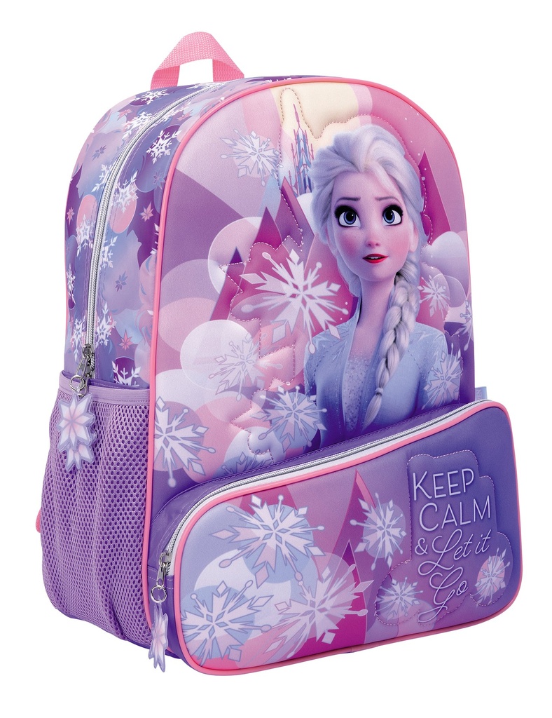 [357810-VIO] MOCHILA FROZEN 16" ESPALDA LET IT GO (Violeta)