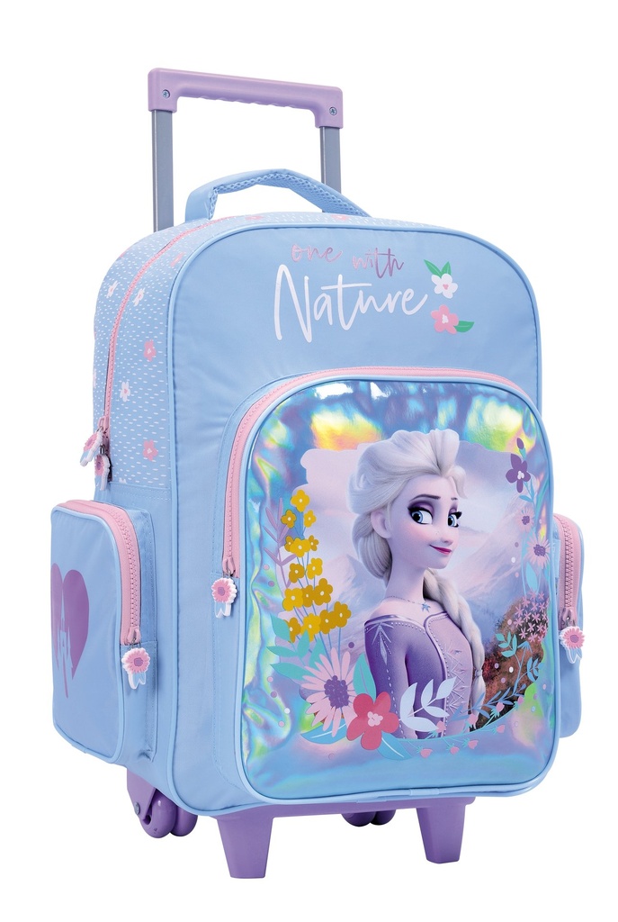 [357815-CEL] Frozen Mochila 17" Carro -Nature (Celeste)