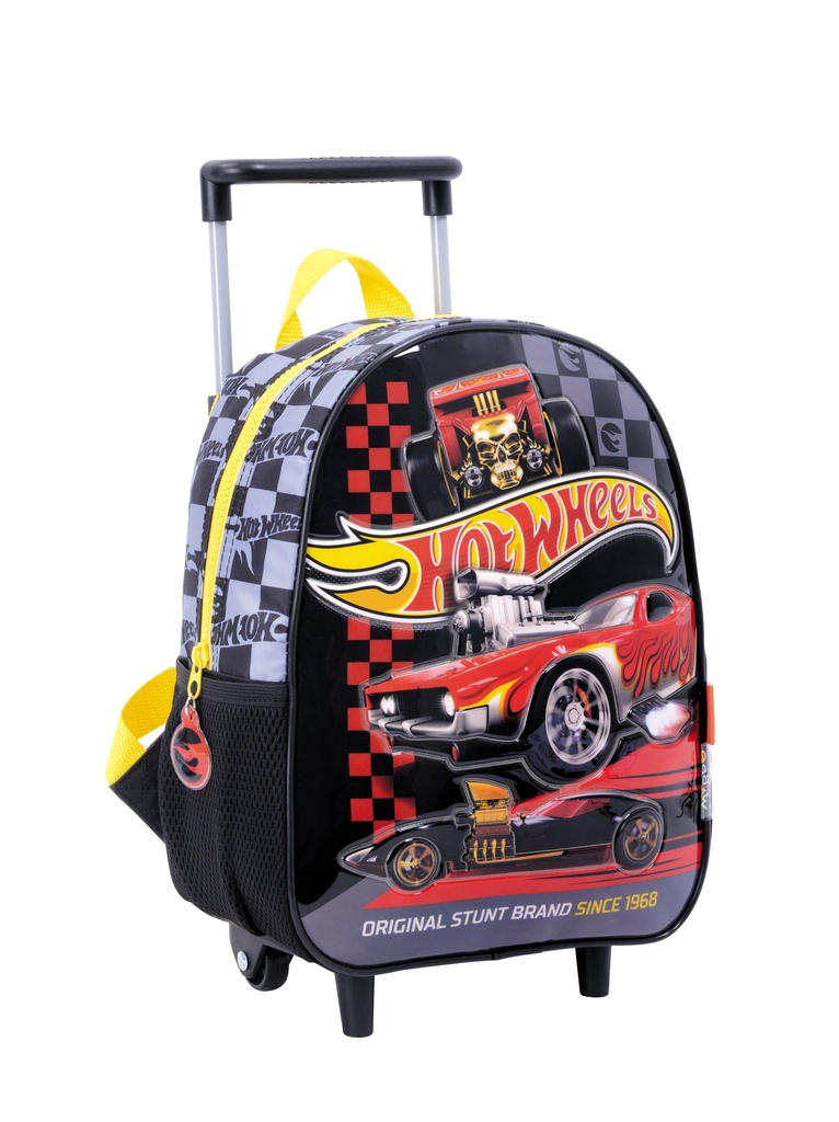 MOCHILA HOT WHEELS 12" CARRO RED CARS