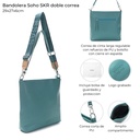BANDOLERA SOHO SKORA 29x27x6 CM CAPRI