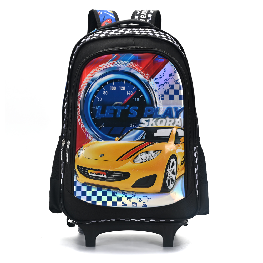 Mochila carro 18" Lets Play Speed frente termoformado Skora