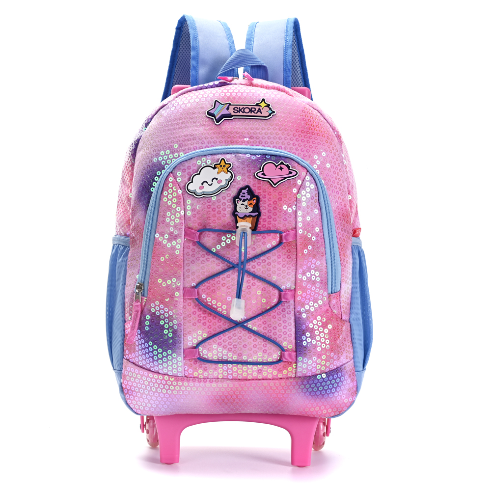 [335465] Mochila carro Think Happy Shine Lentejuelas portanotebook Skora