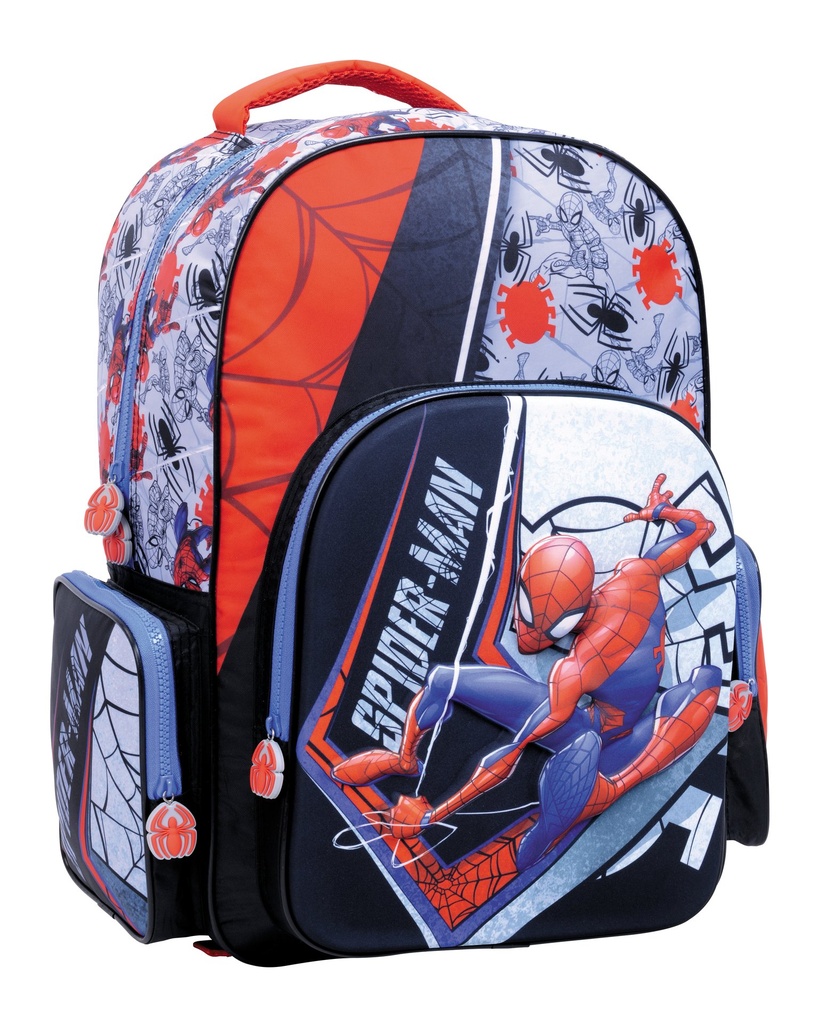 Spiderman Mochila 18" Espalda-Gray