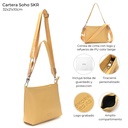 CARTERA SOHO SKORA 32x21x10 CM BUTTERMILK