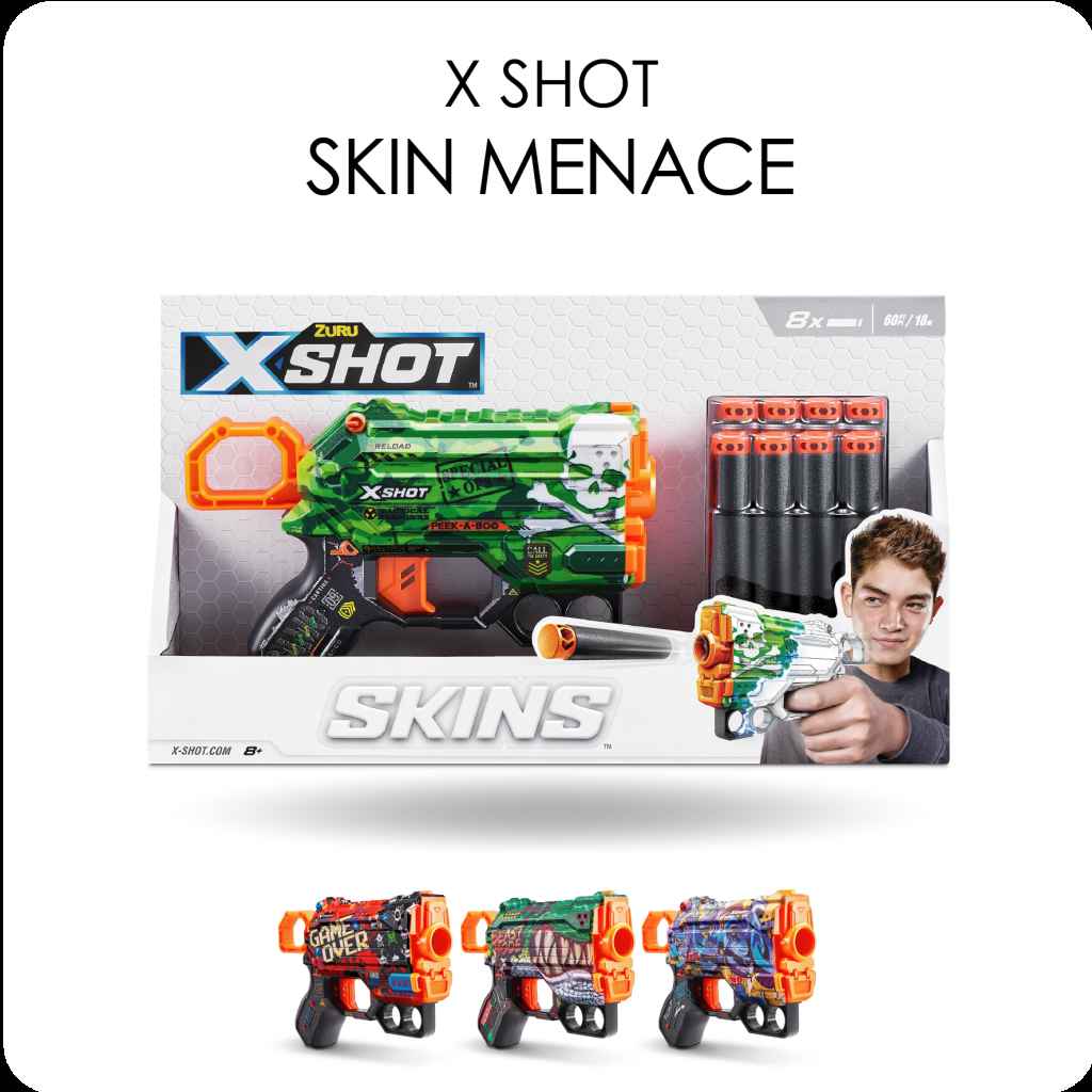 [817297] X-SHOT SKINS MENACE (8 DARTS)